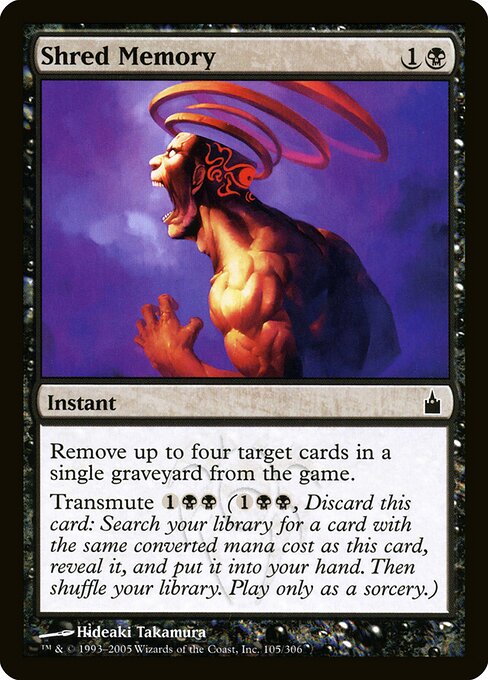 Shred Memory (105) - Ravnica: City of Guilds - Game On
