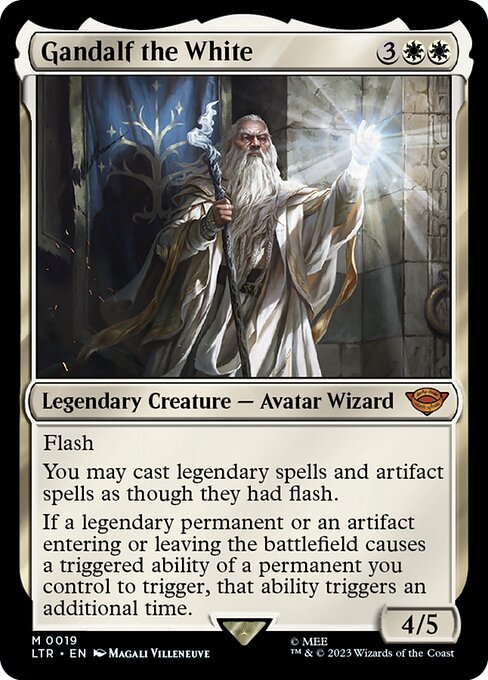 Gandalf the White (19) (Foil) - The Lord of the Rings: Tales of Middle-earth - Game On