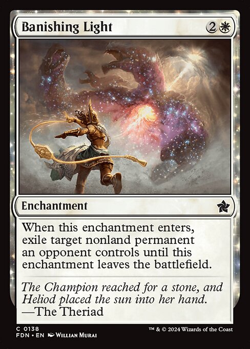 Banishing Light (138) (Foil) - Foundations - Game On