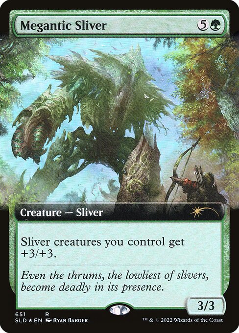 Megantic Sliver (651) - EXTENDED ART - Secret Lair Drop - Game On
