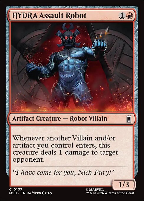 HYDRA Assault Robot (137) (Foil) - Marvel Super Heroes - Game On