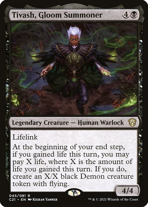 Tivash, Gloom Summoner (45) - Commander 2021 - Game On