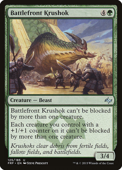 Battlefront Krushok (125) (Foil) - Fate Reforged - Game On