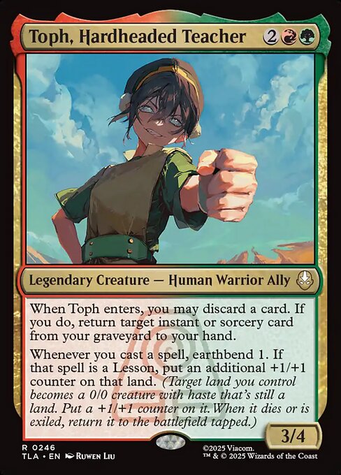 Toph, Hardheaded Teacher (246) - Avatar: The Last Airbender - Game On