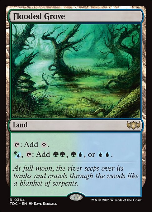 Flooded Grove (364) - Tarkir: Dragonstorm Commander - Game On