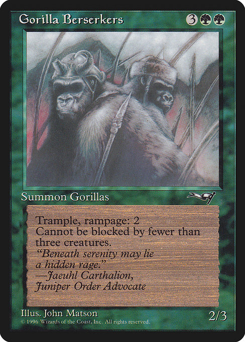 Gorilla Berserkers (93b) - Alliances - Game On