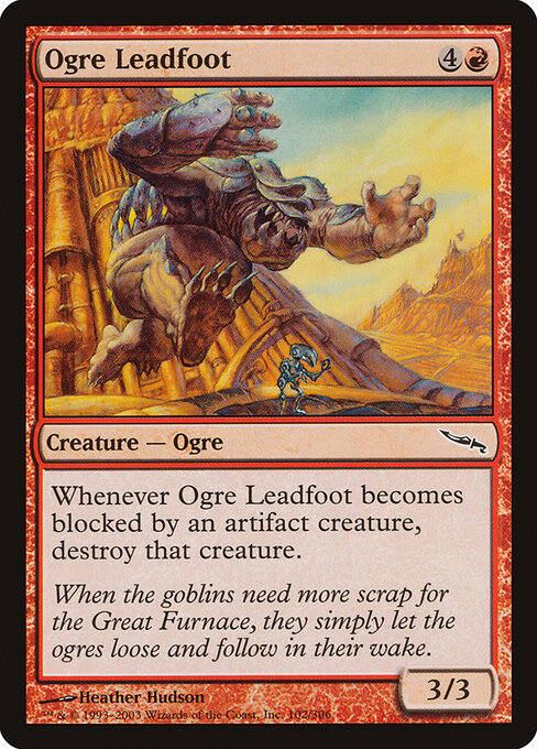 Ogre Leadfoot (102) - Mirrodin - Game On