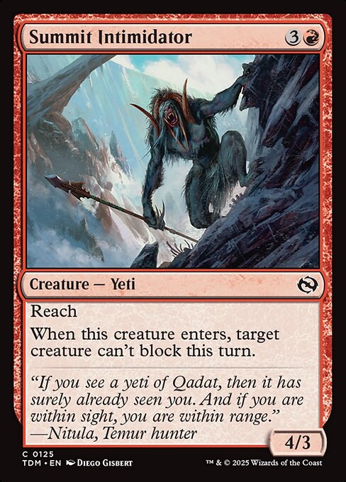 Summit Intimidator (125) (Foil) - Tarkir: Dragonstorm - Game On