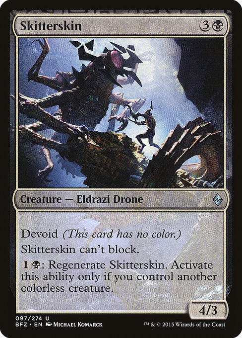 Skitterskin (97) (Foil) - Battle for Zendikar - Game On