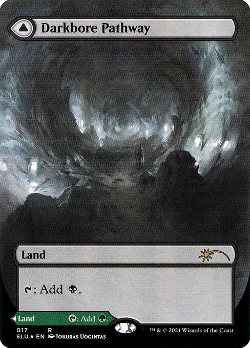 Darkbore Pathway // Slitherbore Pathway (17) - BORDERLESS (Foil) - Secret Lair: Ultimate Edition - Game On