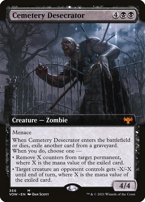 Cemetery Desecrator (366) - EXTENDED ART - Innistrad: Crimson Vow - Game On