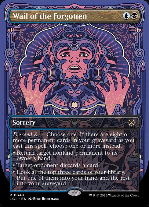 Wail of the Forgotten (343) - BORDERLESS (Foil) - The Lost Caverns of Ixalan - Game On