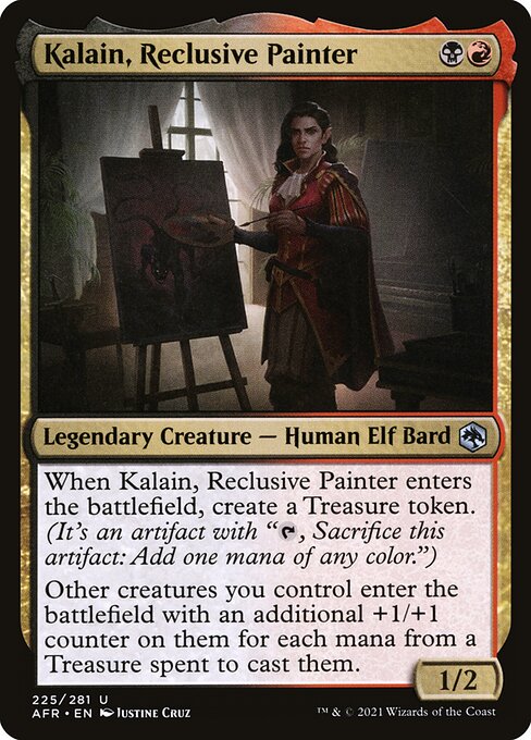 Kalain, Reclusive Painter (225) - Adventures in the Forgotten Realms - Game On