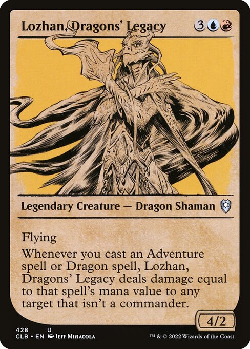 Lozhan, Dragons' Legacy (428) - SHOWCASE - Commander Legends: Battle for Baldur's Gate - Game On