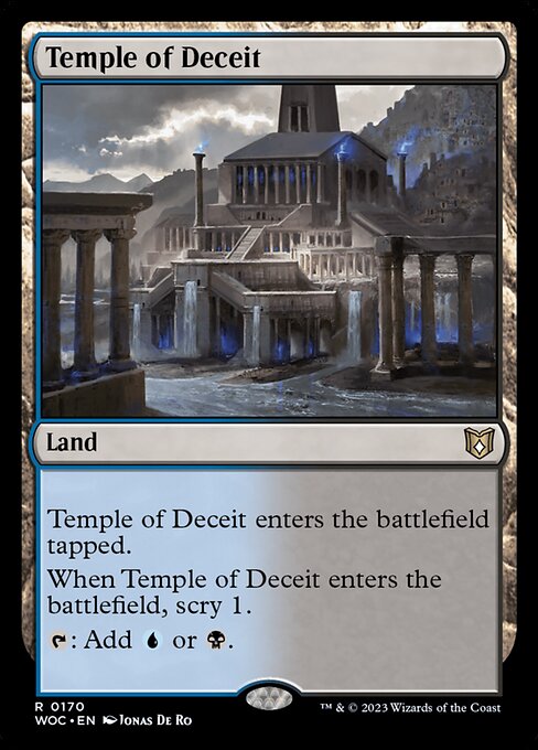 Temple of Deceit (170) - Wilds of Eldraine Commander - Game On