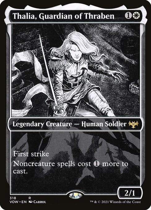 Thalia, Guardian of Thraben (318) - SHOWCASE - FULL ART - Innistrad: Crimson Vow - Game On