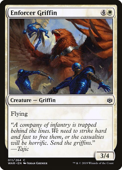 Enforcer Griffin (11) (Foil) - War of the Spark - Game On