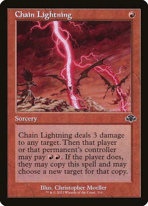 Chain Lightning (316) - Dominaria Remastered - Game On