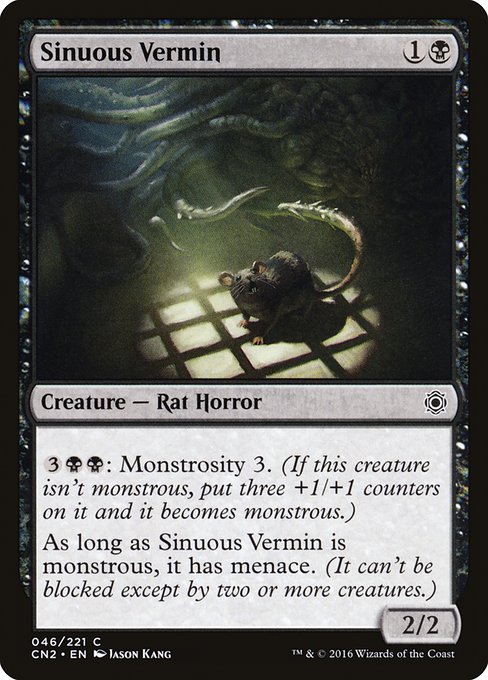 Sinuous Vermin (46) (Foil) - Conspiracy: Take the Crown - Game On