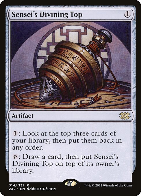 Sensei's Divining Top (314) - Double Masters 2022 - Game On