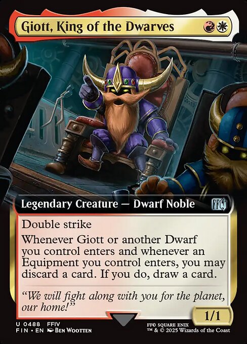 Giott, King of the Dwarves (488) - EXTENDED ART - Final Fantasy - Game On