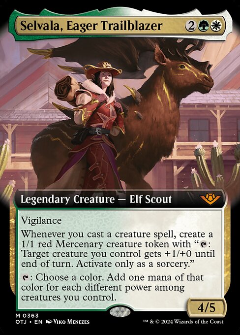 Selvala, Eager Trailblazer (363) - EXTENDED ART - Outlaws of Thunder Junction - Game On
