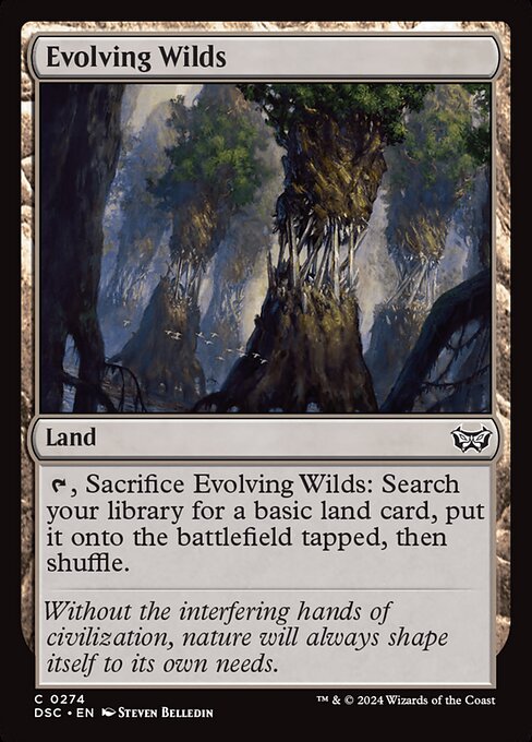 Evolving Wilds (274) - Duskmourn: House of Horror Commander - Game On