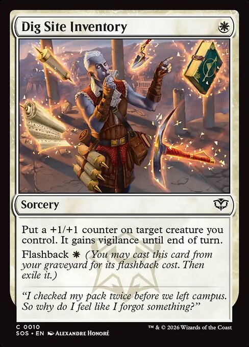 Dig Site Inventory (10) (Foil) - Secrets of Strixhaven - Game On