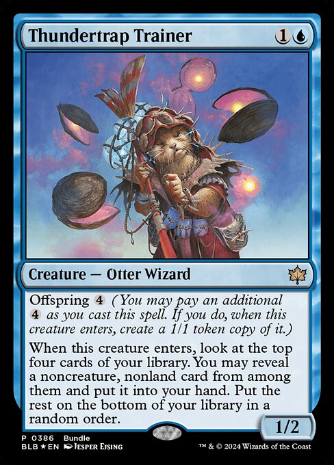 Thundertrap Trainer (386) (Foil) - Bloomburrow - Game On