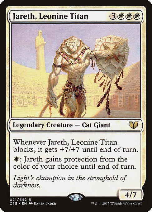 Jareth, Leonine Titan (71) - Commander 2015 - Game On