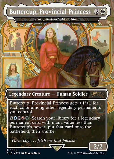 Sisay, Weatherlight Captain (1444) - BORDERLESS - FULL ART - Secret Lair Drop - Game On