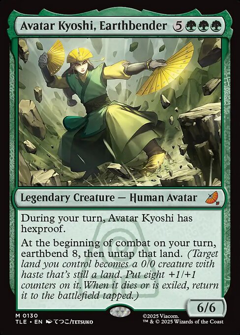 Avatar Kyoshi, Earthbender (130) (Foil) - Avatar: The Last Airbender Eternal - Game On