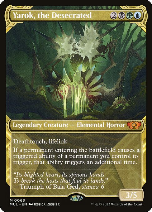 Yarok, the Desecrated (63) - SHOWCASE - FULL ART (Foil) - Multiverse Legends - Game On