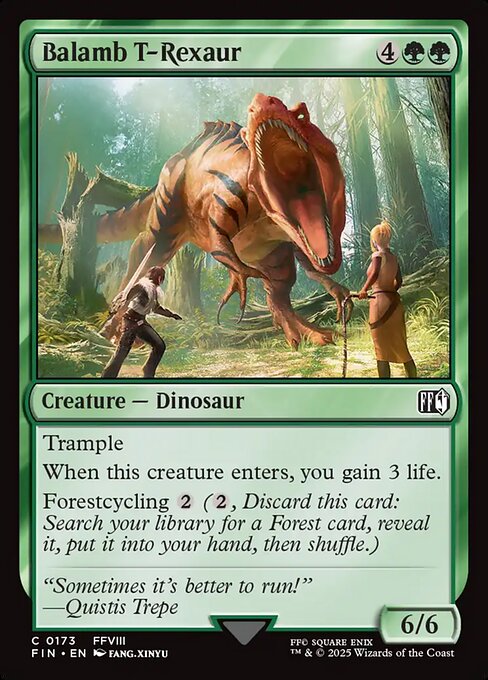 Balamb T-Rexaur (173) (Foil) - Final Fantasy - Game On