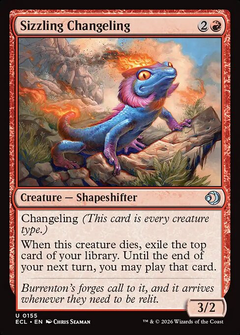 Sizzling Changeling (155) (Foil) - Lorwyn Eclipsed - Game On