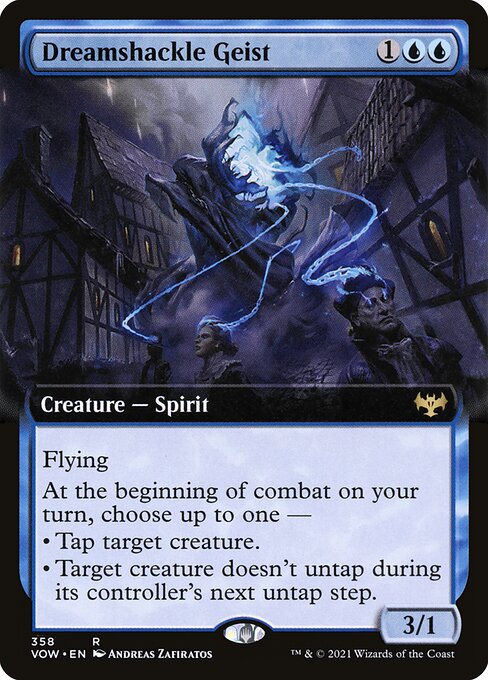 Dreamshackle Geist (358) - EXTENDED ART (Foil) - Innistrad: Crimson Vow - Game On