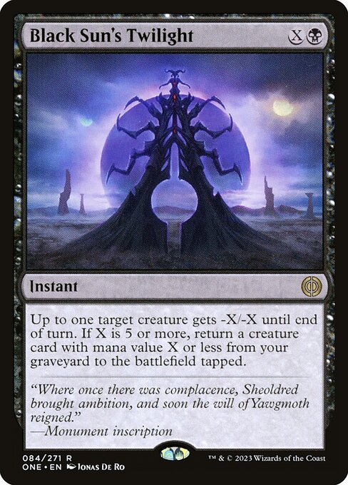 Black Sun's Twilight (84) (Foil) - Phyrexia: All Will Be One - Game On