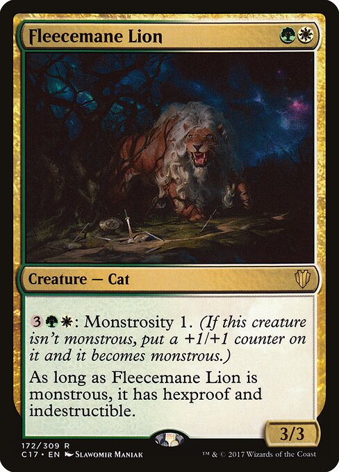 Fleecemane Lion (172) - Commander 2017 - Game On