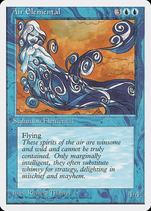 Air Elemental (59) - Fourth Edition - Game On