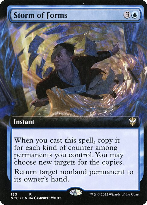 Storm of Forms (133) - EXTENDED ART - New Capenna Commander - Game On