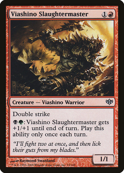 Viashino Slaughtermaster (73) (Foil) - Conflux - Game On