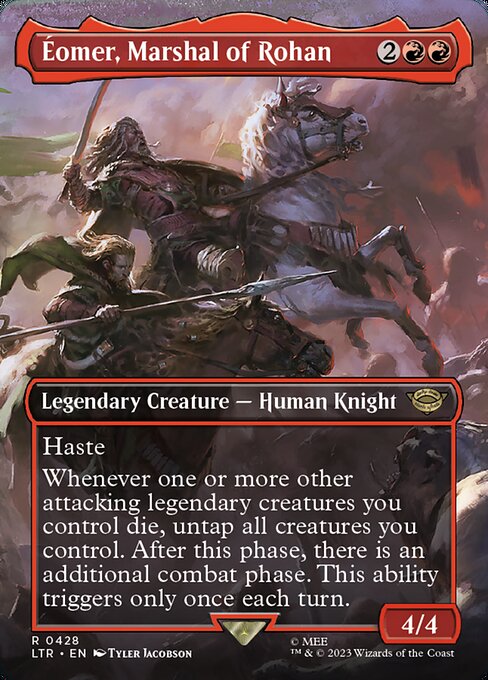 Éomer, Marshal of Rohan (428) - BORDERLESS - FULL ART (Foil) - The Lord of the Rings: Tales of Middle-earth - Game On