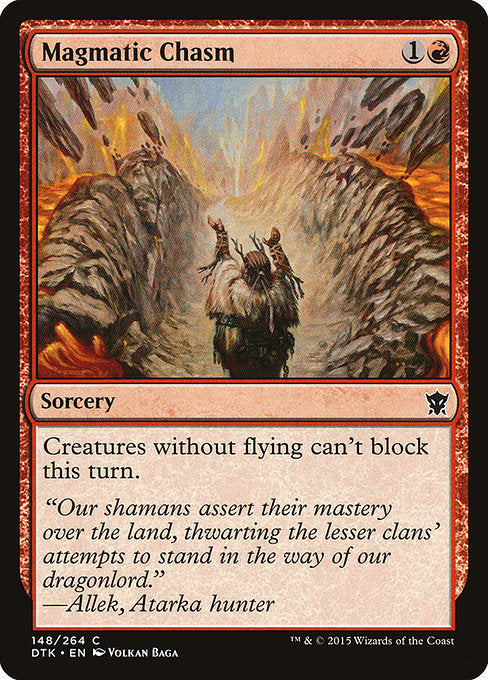 Magmatic Chasm (148) (Foil) - Dragons of Tarkir - Game On