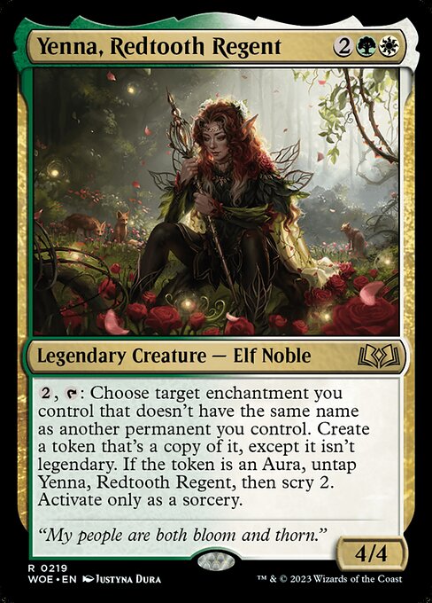 Yenna, Redtooth Regent (219) - Wilds of Eldraine - Game On