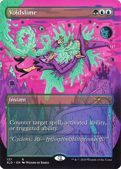 Voidslime (137) - BORDERLESS - FULL ART - Secret Lair Drop - Game On