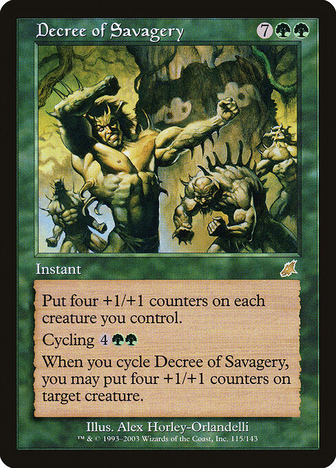 Decree of Savagery (115) - Scourge - Game On