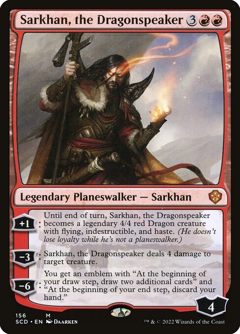 Sarkhan, the Dragonspeaker (156) - Starter Commander Decks - Game On