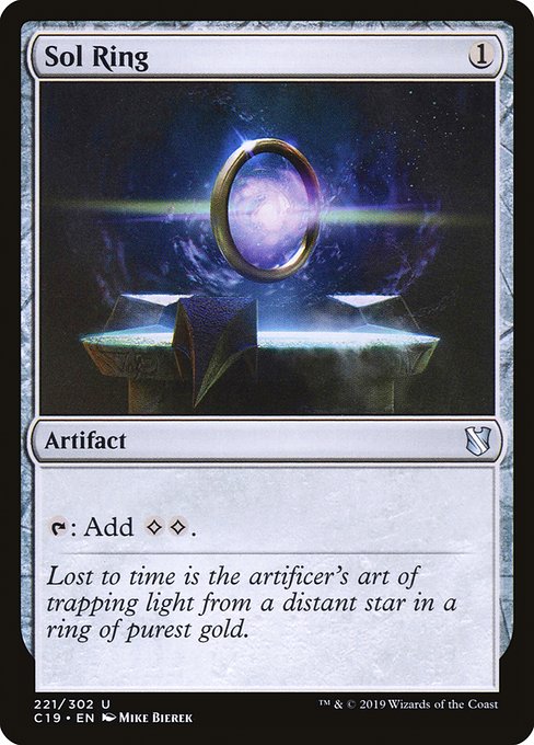 Sol Ring (221) - Commander 2019 - Game On