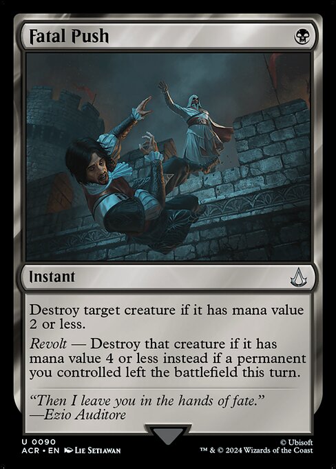 Fatal Push (90) (Foil) - Assassin's Creed - Game On