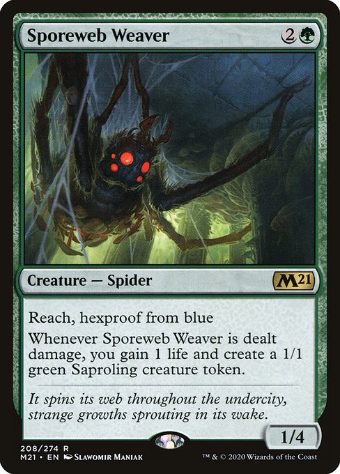 Sporeweb Weaver (208) - Core Set 2021 - Game On